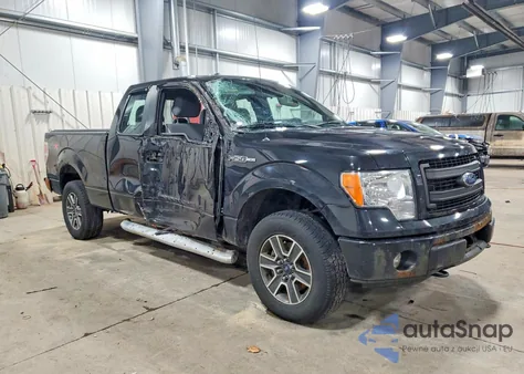 2013 Ford F150 Super Cab from USA, damaged, VIN 1FTFX1EF4DFB52956